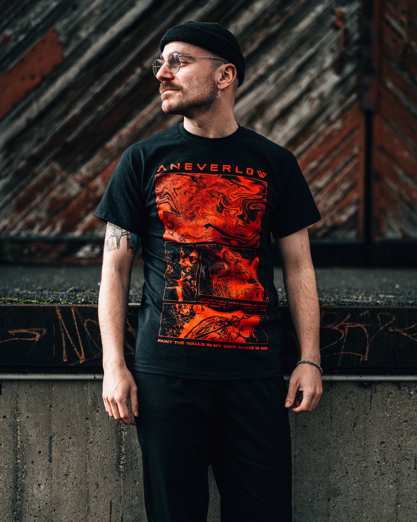 ANEVERLOW - Paint the Walls - T-Shirt (Unisex)